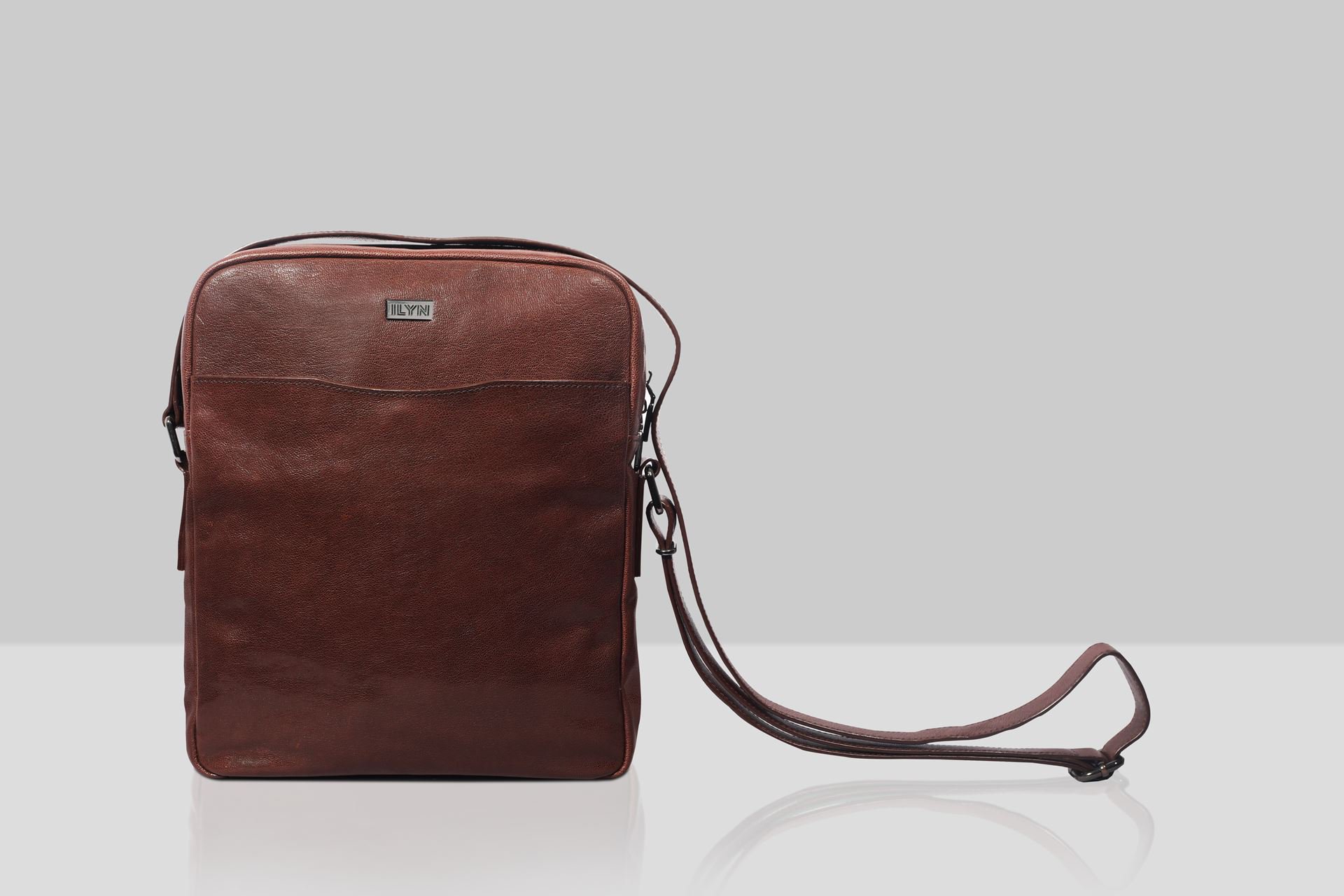 Luxury Messenger Bag 195011 (Brown) ILLIYEEN