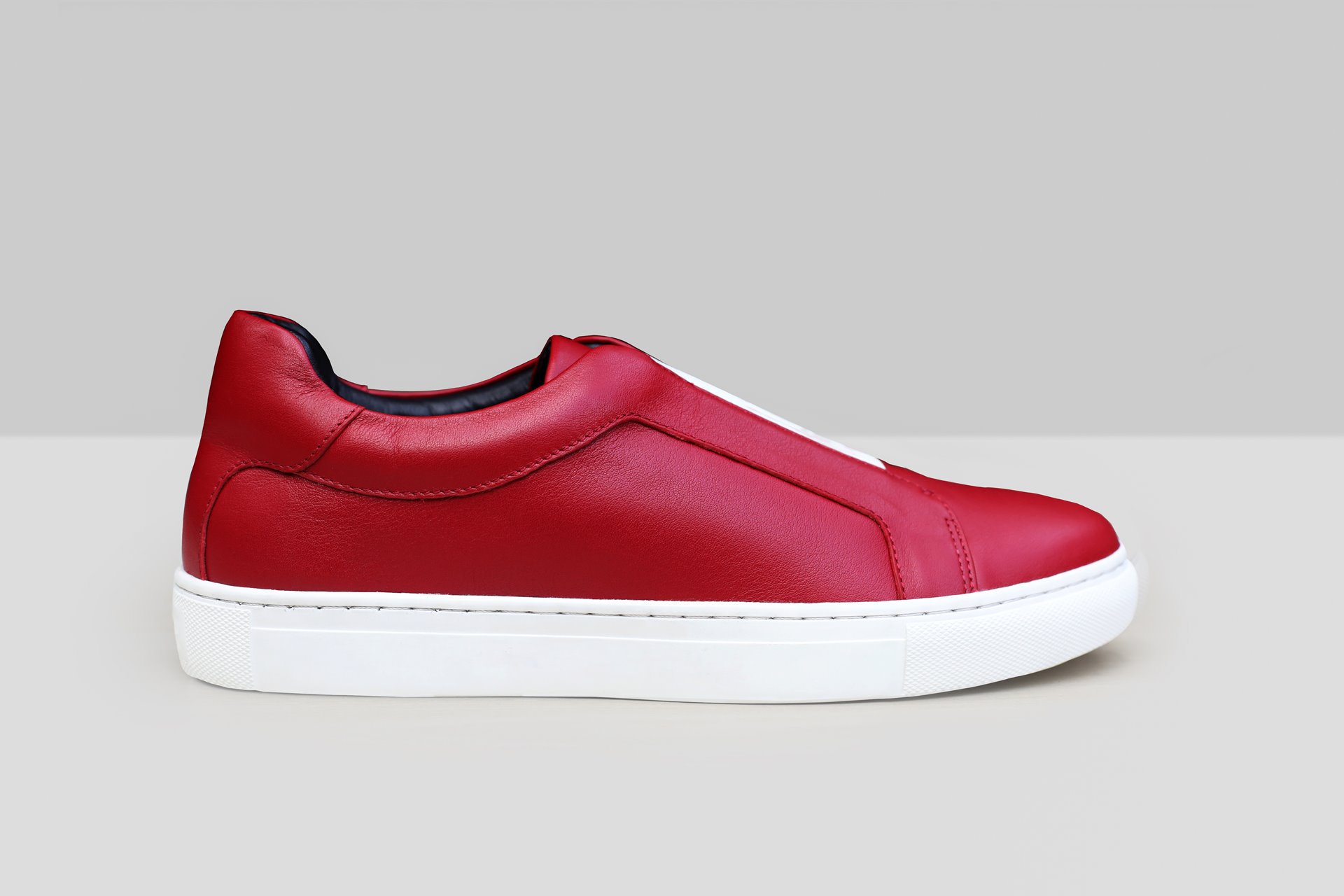 LUXURY Leather Sneakers Red ILYN